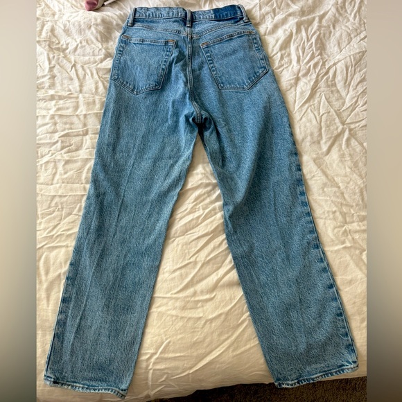 Abercrombie Curve Love Ultra High Ride 90s Straight Jean - Picture 2 of 3